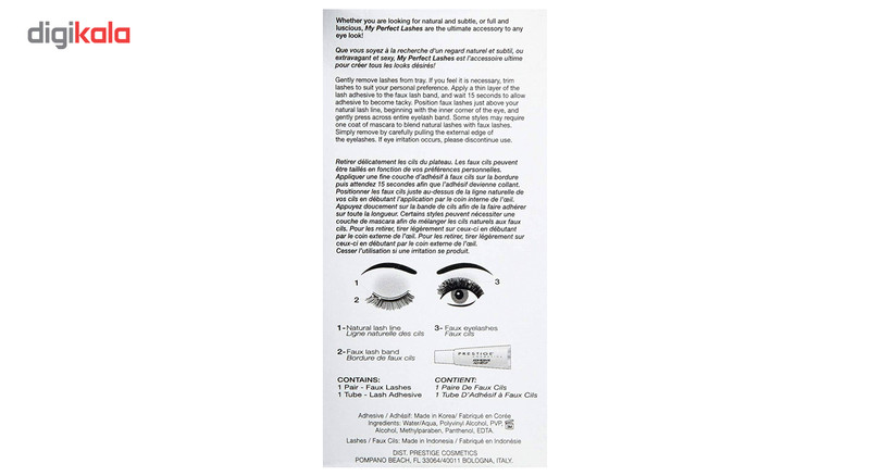 مژه مصنوعی پرستیژ Faux Lashes Bianca شماره FL-11