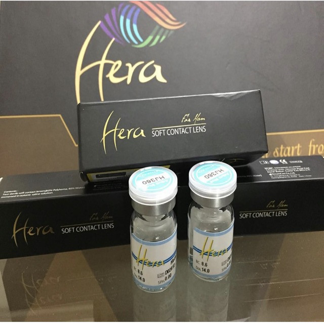 لنز چشم هرا شماره HV110 رنگ طوسی آبی متوسط