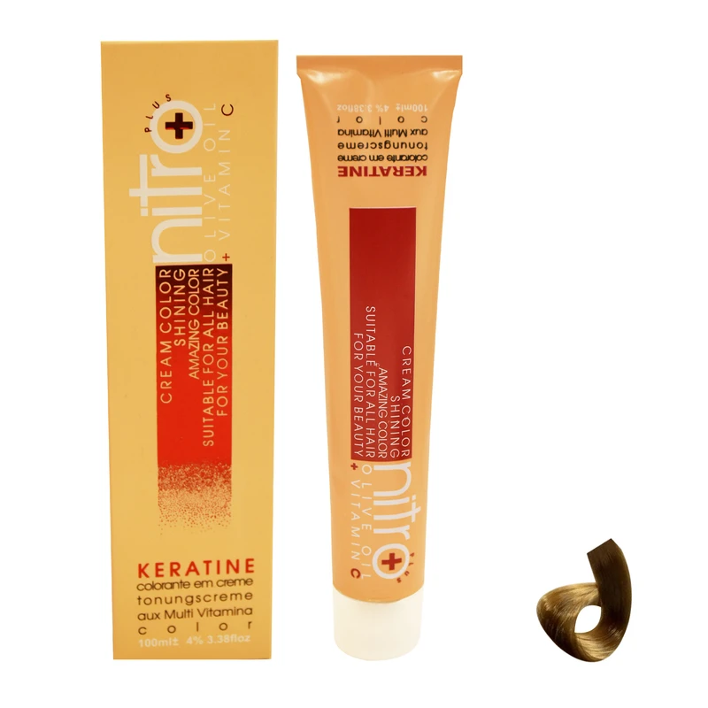 رنگ مو نیترو سری Keratine شماره 10 حجم 100 میلی لیتر رنگ بلوند خیلی خیلی روشن