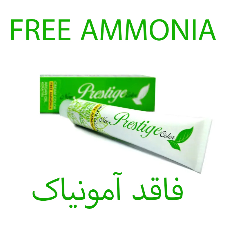 رنگ مو نیو پرستیژ کالر شماره 7.5 حجم 100 میلی لیتر رنگ بلوند طلایی متوسط به همراه اکسیدان نیو پرستیژ کالر 2 نه درصدی حجم 150 میلی لیتر