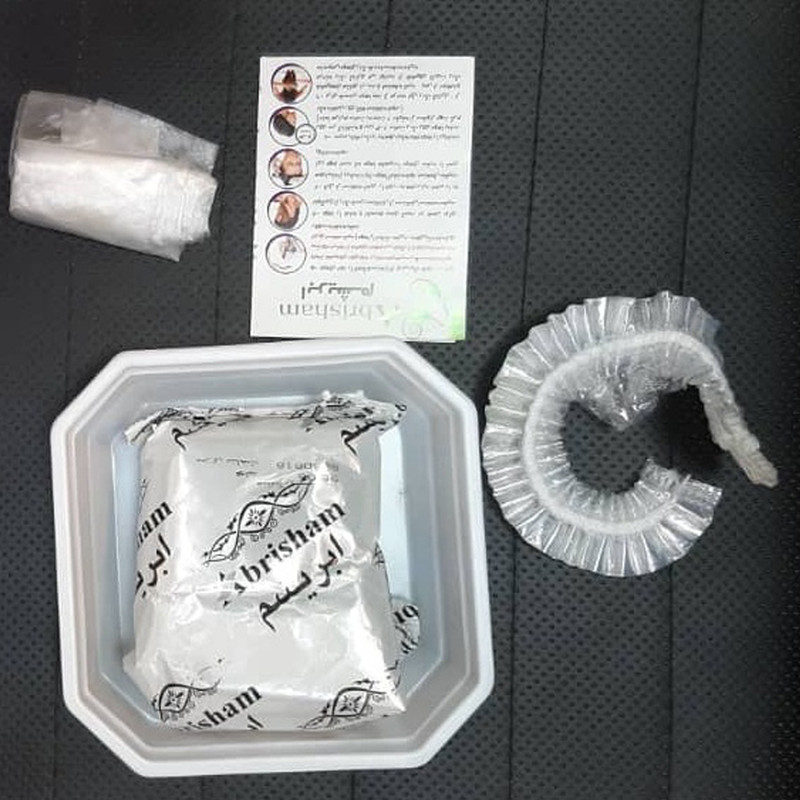 پودر رنگ مو ابریشم CO100 وزن 130 گرم رنگ قهوه ای روشن