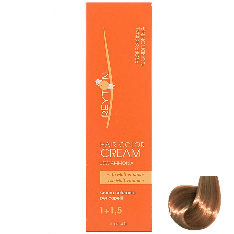 رنگ مو ریتون سری Ultra Fashion Walnut Dark Blonde شماره 6W حجم 120 میلی لیتر رنگ شکلاتی فندقی