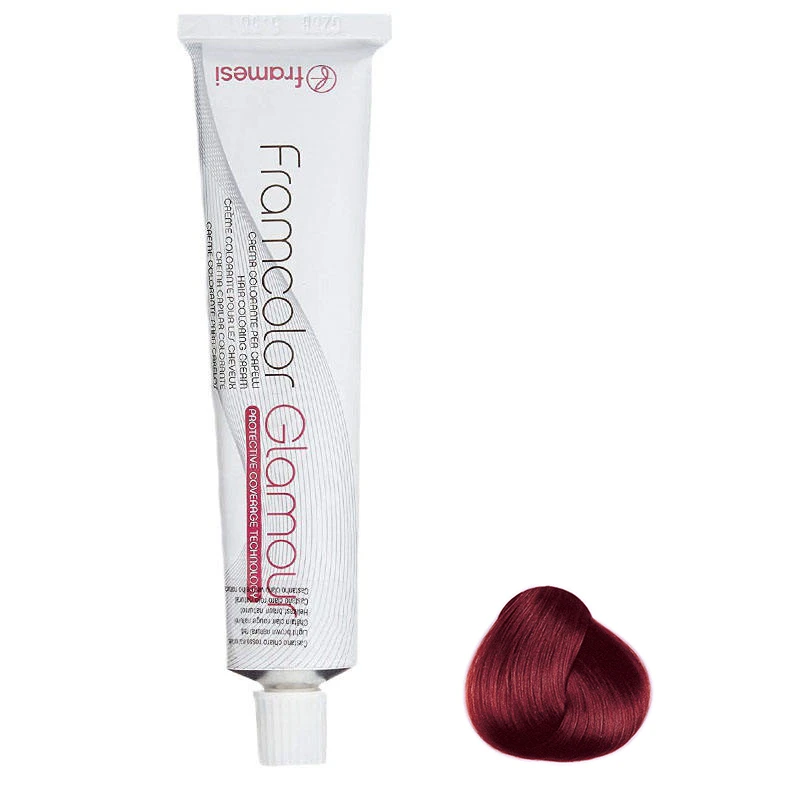 رنگ مو فرامسی glamour شماره 5.56 حجم 100 میلی لیتر رنگ قرمز قهوه ای