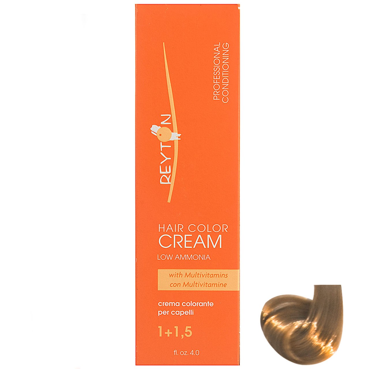 رنگ مو ریتون سری Super Lighteners Ultra Light Toffee Blonde شماره 11.55 حجم 120 میلی لیتر رنگ تافی فاتنزی