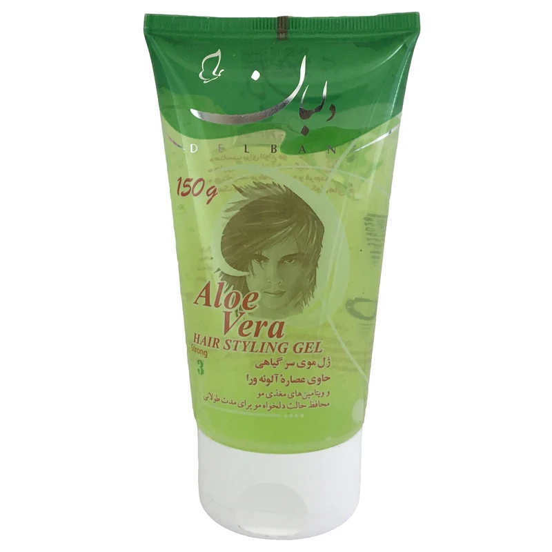 ژل مو دلبان aloe vera حجم 150 میلی لیتر