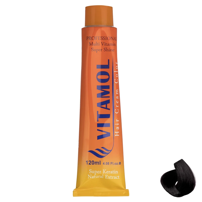 رنگ مو گیاهی ویتامول سری Violet Dark شماره 4.20
