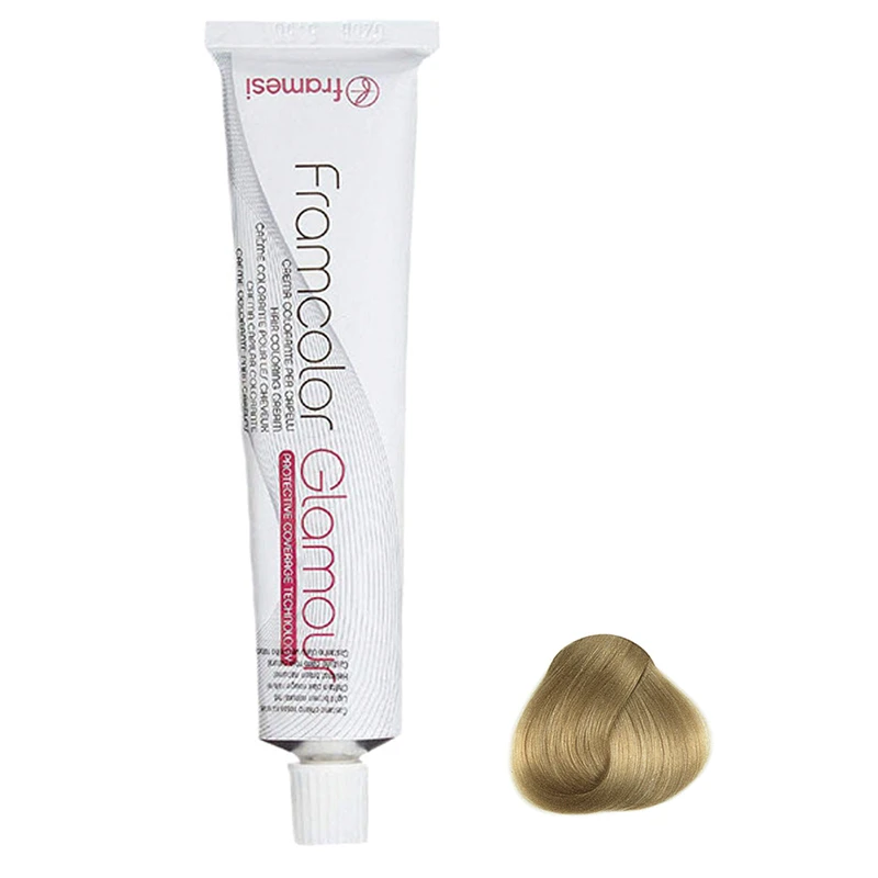 رنگ مو فرامسی glamour شماره 9.36 حجم 100 میلی لیتر رنگ بلوند خیلی روشن ماسه ای