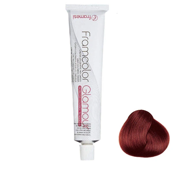 رنگ مو فرامسی glamour شماره 6.4 حجم 100 میلی لیتر رنگ بلوند مسی تیره