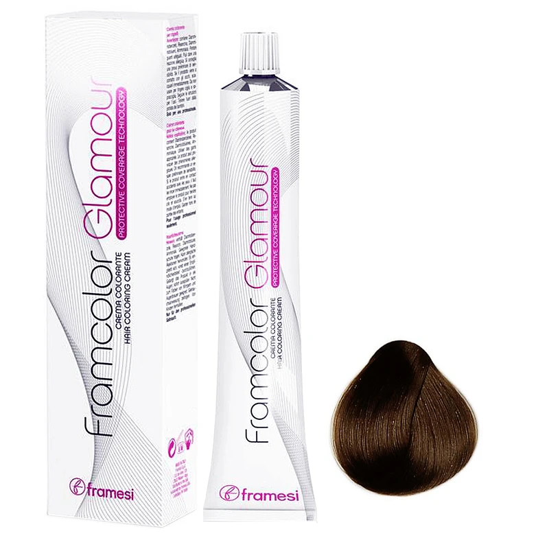 رنگ مو فرامسی Framcolor Glamour شماره 6 حجم 100 میلی لیتر رنگ بلوند تیره
