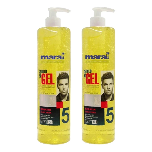 ژل مو مارال Y1221 حجم 450 میلی لیتر مجموعه دو عددی