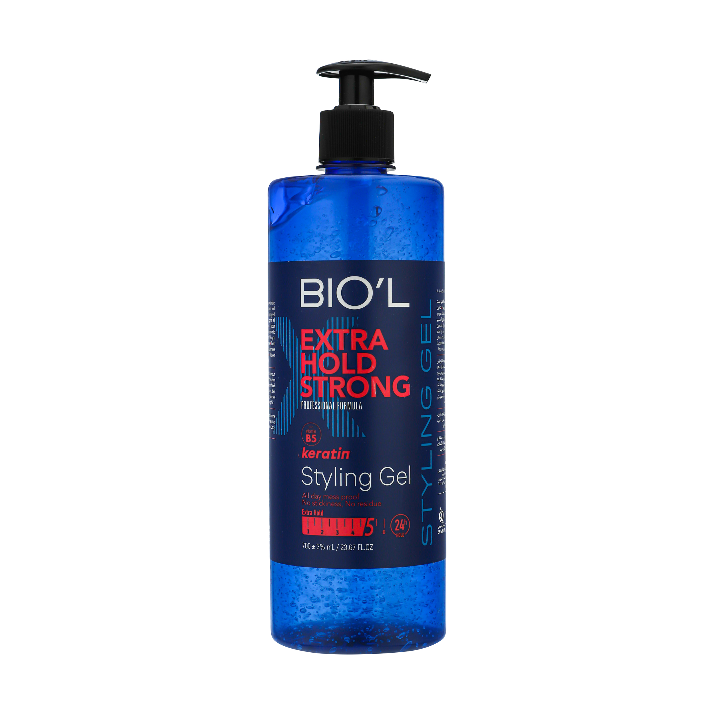 ژل مو بیول Extra Hold Strong حجم 700 میلی لیتر