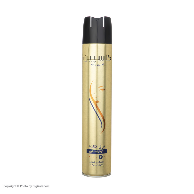 اسپری مو کاسپین Hair Spray Gloss 02 حجم 500 میلی لیتر