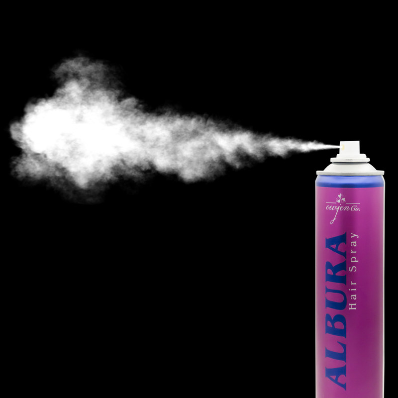 اسپری حالت دهنده مو آلبورا Mega Strong حجم 500 میلی لیتر