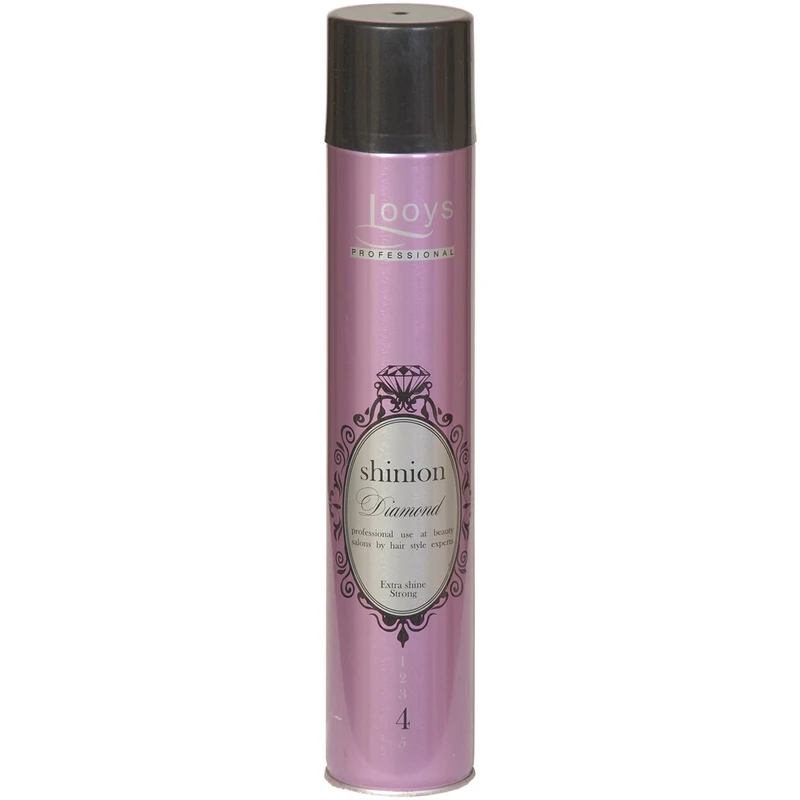 اسپری نگهدارنده حالت مو لویز مخصوص شینیون Shinion Extra Shine Strong حجم 500 میلی لیتر