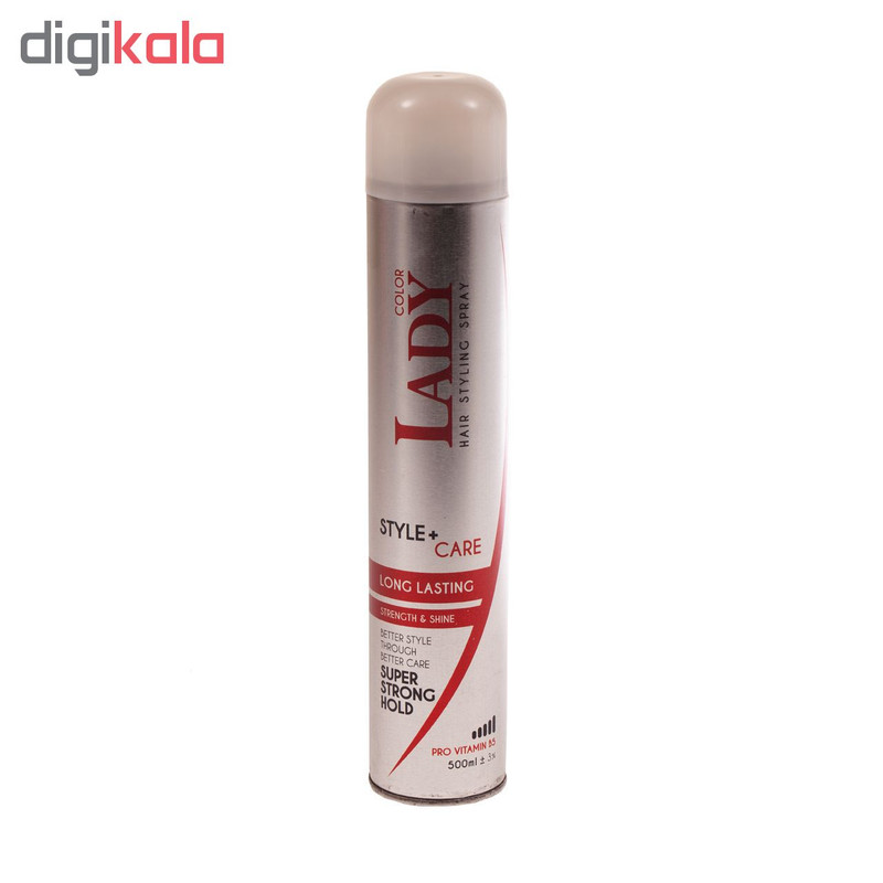اسپری حالت دهنده مو لیدی Super Strong حجم 500 میلی لیتر