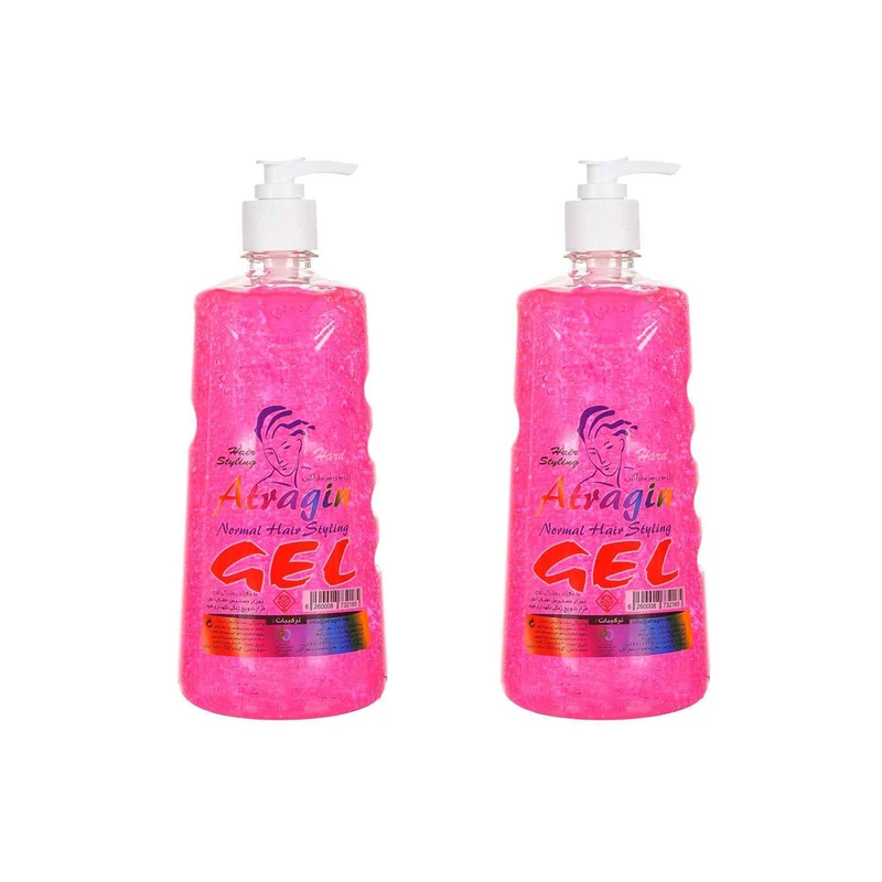 ژل حالت دهنده مو عطرآگین HARD حجم 750 میلی لیتر مجموعه 2 عددی