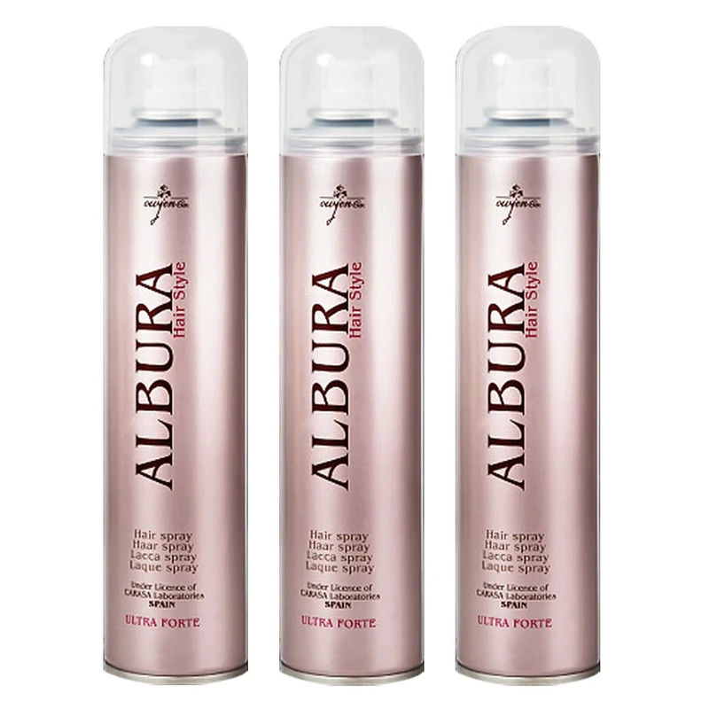 اسپری چسب مو آلبورا Ultra Forte حجم 250 میلی لیتر مجموعه 3 عددی