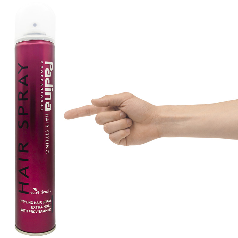 اسپری حالت دهنده مو پادینا Extra Hold حجم 500 میلی لیتر مجموعه 6 عددی