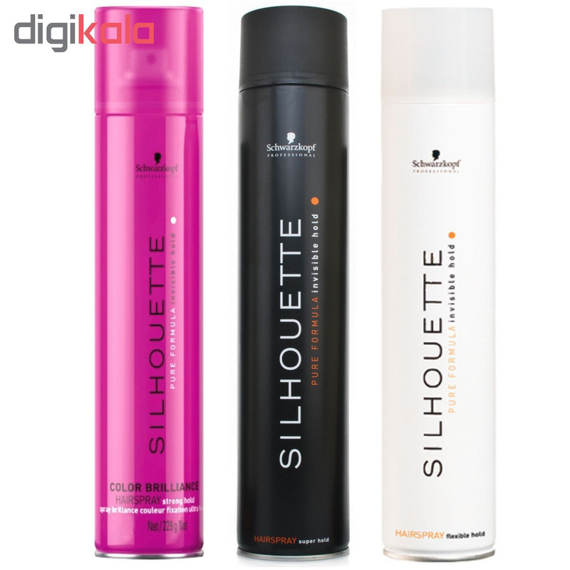 اسپری حالت دهنده مو شوآرزکوف Professional Silhouette Colour Brilliance حجم 750 میلی لیتر