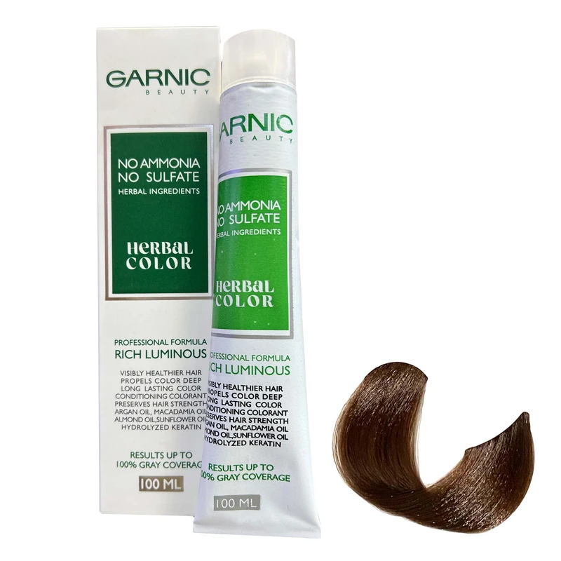 رنگ مو گارنیک NO-AMMONIA شماره 6.65 حجم 100 میلی لیتر رنگ بلوند شکلاتی تیره