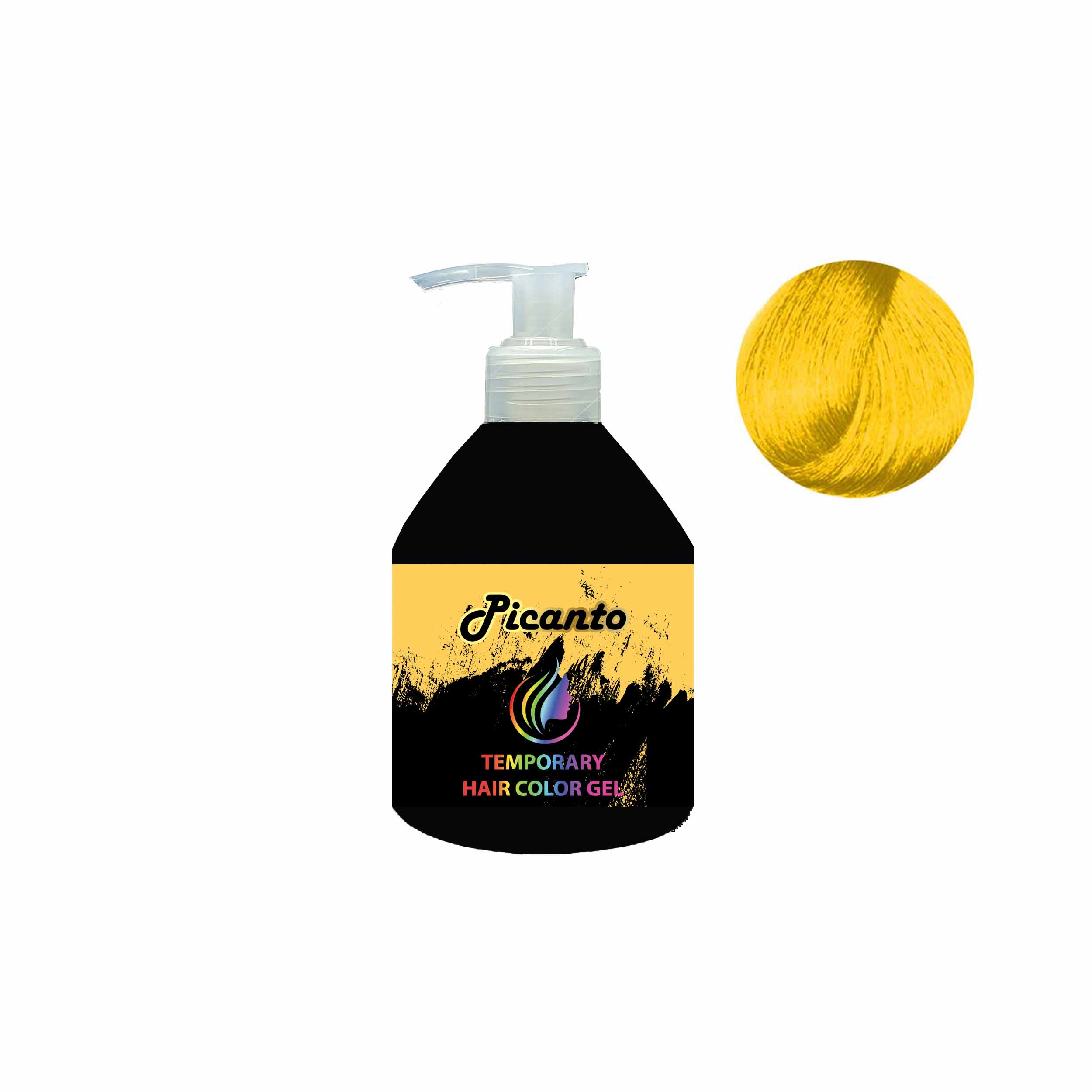 ژل رنگ مو پیکانتو 02 حجم 200 میلی لیتر رنگ طلایی