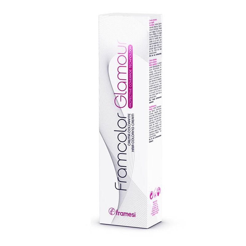رنگ مو فرامسی Framcolor Glamour شماره 7.26 حجم 100 میلی لیتر رنگ بلوند متوسط مرواریدی خاکستری