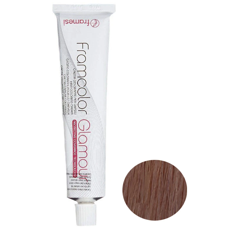 رنگ مو فرامسی glamour شماره 8.6 حجم 100 میلی لیتر رنگ بلوند روشن مرواریدی
