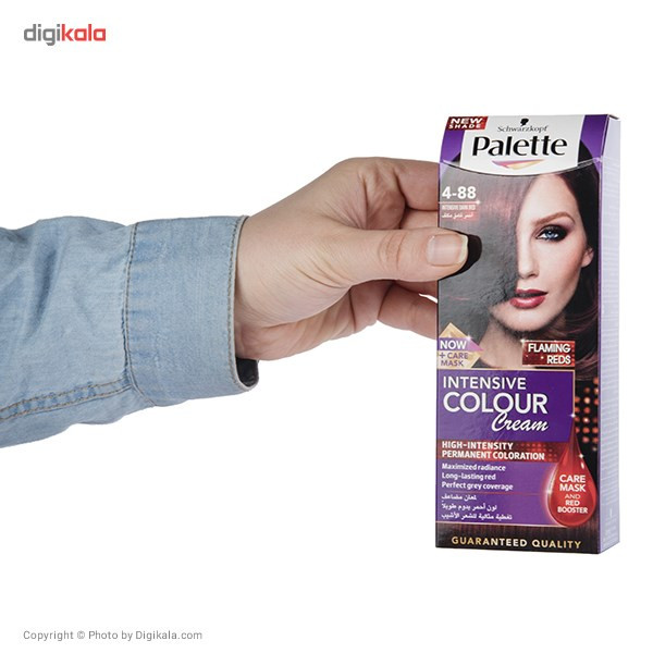 کیت رنگ موی پلت سری Intensive Intensive Dark Red شماره 88-4
