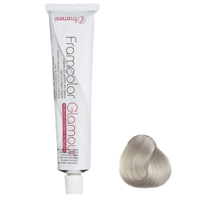 رنگ مو فرامسی glamour شماره 10.62 حجم 100 میلی لیتر رنگ بلوند یخی بسیار روشن