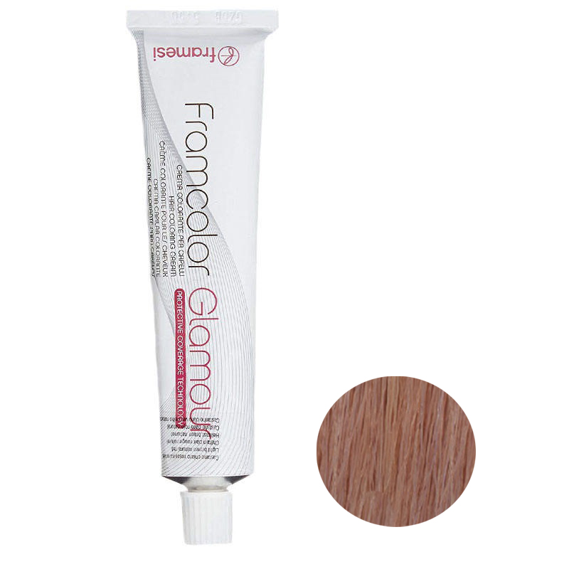 رنگ مو فرامسی glamour شماره 9.6 حجم 100 میلی لیتر رنگ بلوند مرواردیدی بسیار روشن