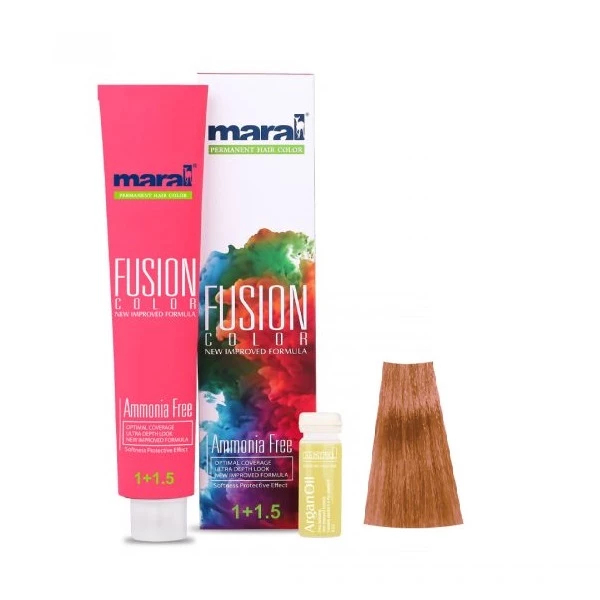 رنگ مو مارال Fusion شماره 8.718 حجم 100 میلی لیتر رنگ بیسکویتی