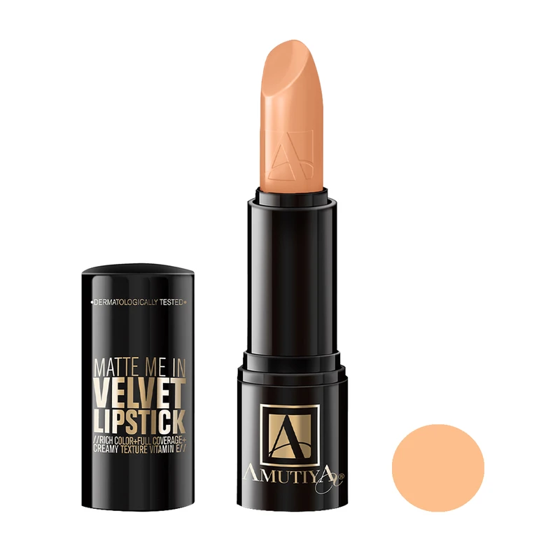رژ لب جامد آموتیا Velvet شماره 101