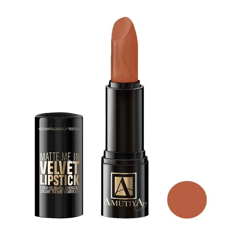 رژ لب جامد آموتیا Velvet شماره 106