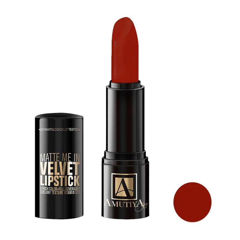 رژ لب جامد آموتیا Velvet شماره 113