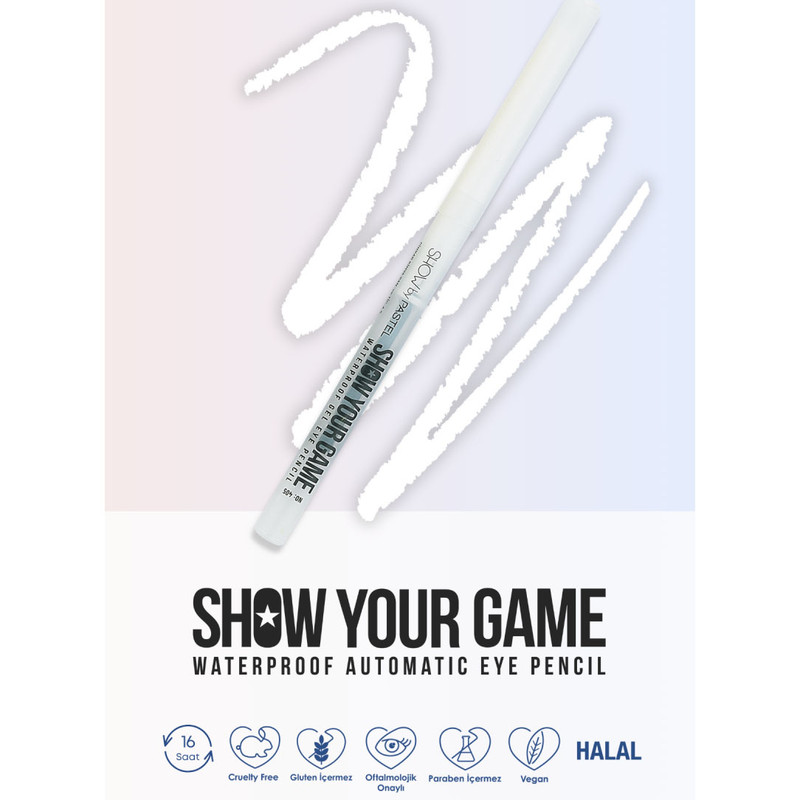 مداد چشم پاستل SHOW YOUR GAME شماره 405