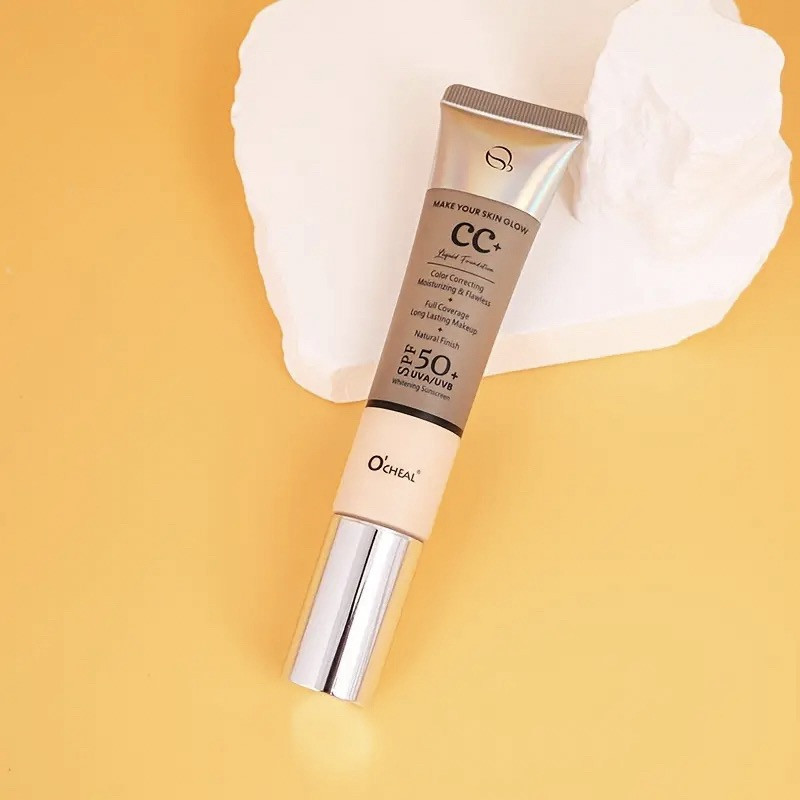 کرم ضدآفتاب رنگی اوچیل SPF 50 C ممحافظ UVA ،UVB و PA+++ ضد چروک مناسب انواع پوست حجم 40 میلی لیتر