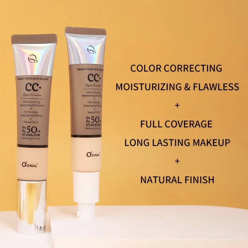 کرم ضدآفتاب رنگی اوچیل SPF 50 C ممحافظ UVA ،UVB و PA+++ ضد چروک مناسب انواع پوست حجم 40 میلی لیتر