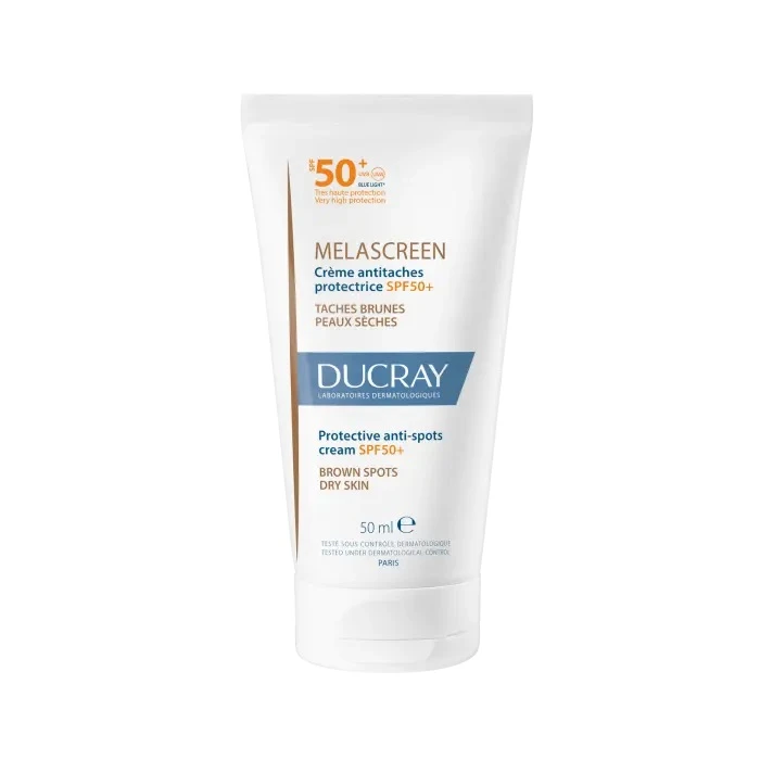 کرم ضد آفتاب بدون رنگ دوکری SPF 50 ملاسکرین ‌مناسب پوست‌های خشک حجم 50 میلی‌لیتر