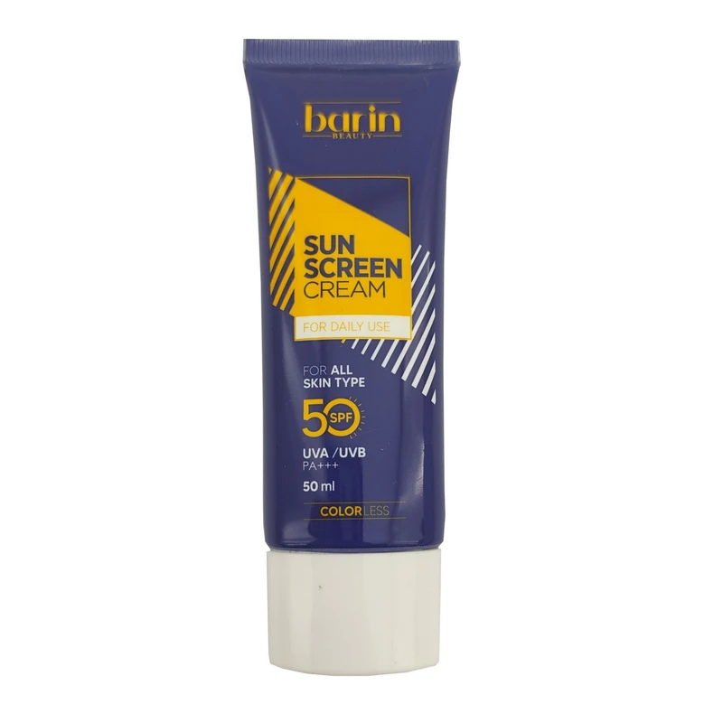 کرم ضد آفتاب بدون رنگ بارین بیوتی SPF 50 CL ‌مناسب انواع پوست‌ حجم 50 میلی‌لیتر