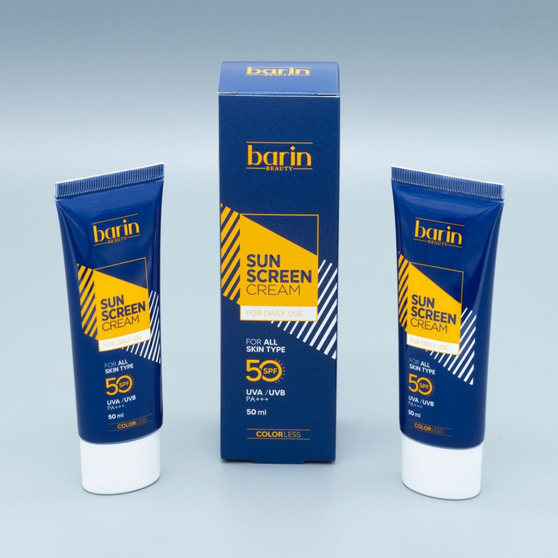 کرم ضد آفتاب بدون رنگ بارین بیوتی SPF 50 CL ‌مناسب انواع پوست‌ حجم 50 میلی‌لیتر