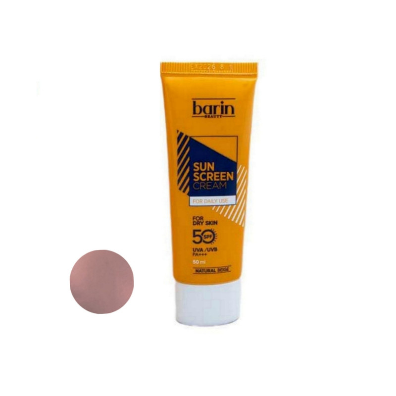 کرم ضد آفتاب رنگی بارین بیوتی SPF 50 NB مناسب پوست های خشک حجم 50 میلی لیتر