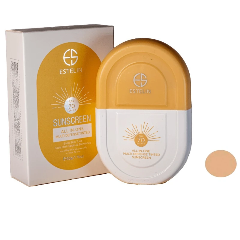 کرم ضد آفتاب بی رنگ استیلن SPF70