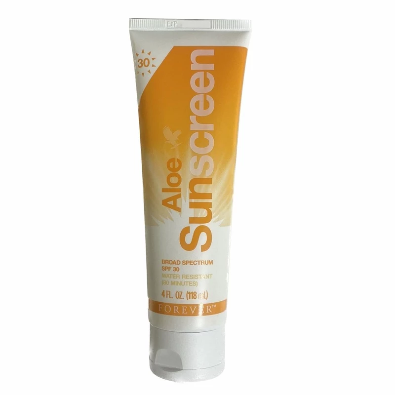 کرم ضد آفتاب بدون رنگ فوراور لیوینگ پروداکتس SPF 30 01 ‌مناسب همه انواع پوست حجم 118 میلی‌لیتر
