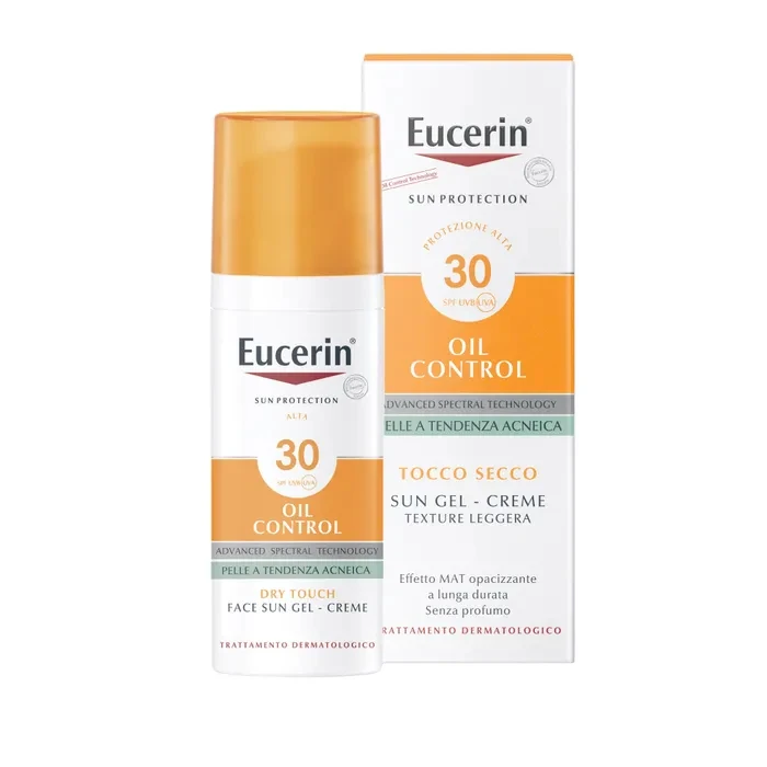 کرم ضد آفتاب بدون رنگ اوسرین SPF 30 02 مناسب پوست‌های چرب حجم 50 میلی‌لیتر