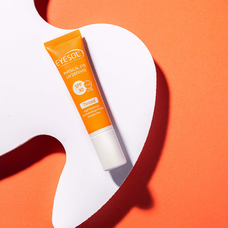 کرم ضد آفتاب رنگی دور چشم آیسول SPF30 TEYE محافظ UVA ،UVB، مناسب انواع پوست حجم 15 میلیلیتر