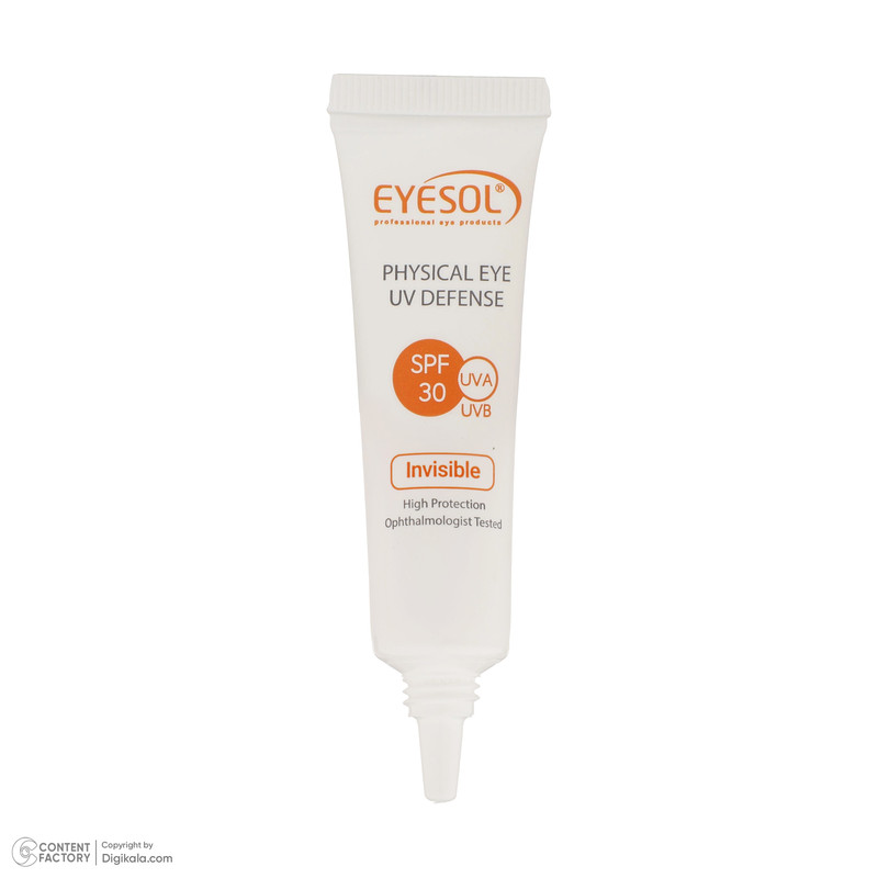 کرم ضد آفتاب دور چشم آیسول SPF30 NS12V محافظ UVA ،UVB، مناسب انواع پوست حجم 15 میلیلیتر
