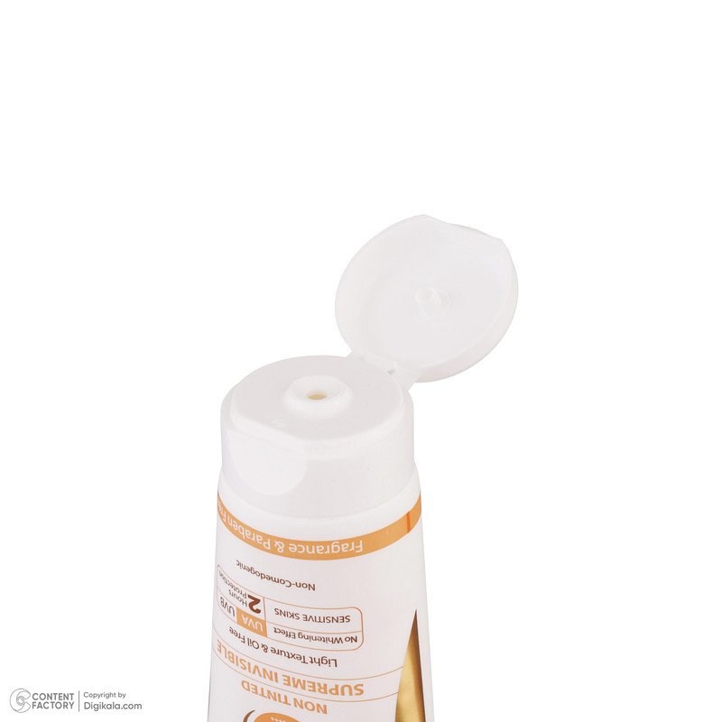 فلوئید ضد آفتاب بدون رنگ سان سیف SPF50 Sensi محافظ UVA ،UVB و +++PA، تنظیم ترشح چربی پوست، مناسب پوست حساس حجم 50 میلی‌لیتر