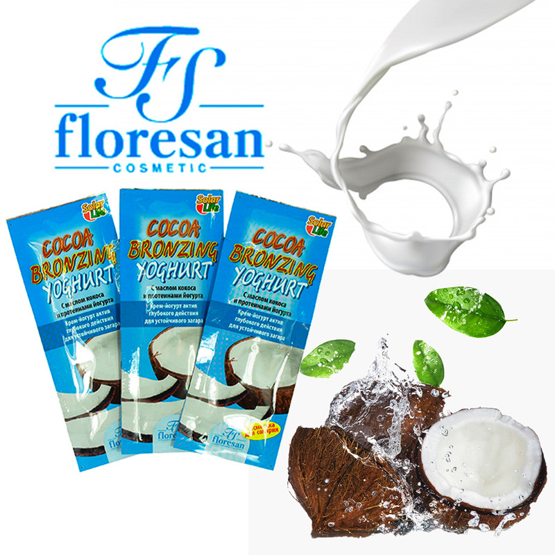 لوسیون برنز کننده فلورسان COCOA YOGHURT حجم 15 میلی لیتر بسته 4 عددی