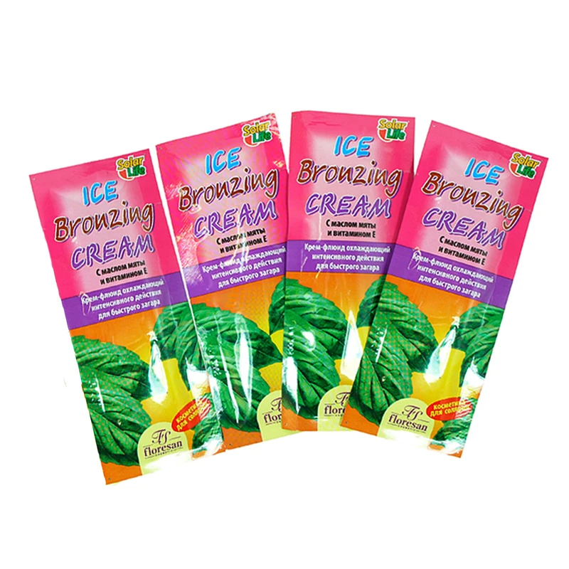 لوسیون برنز کننده فلورسان ICE BRONZING CREAM حجم 15 میلی لیتر بسته 4 عددی