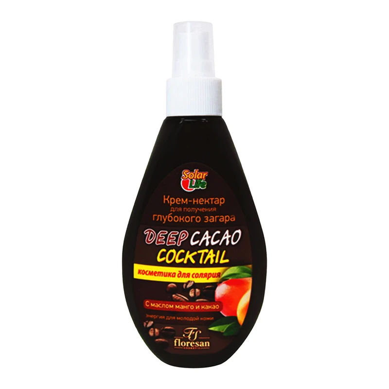 لوسیون برنزه کننده فلورسان DEEP CACAO COCKTAIL حجم 160 میلی لیتر بسته 15 عددی